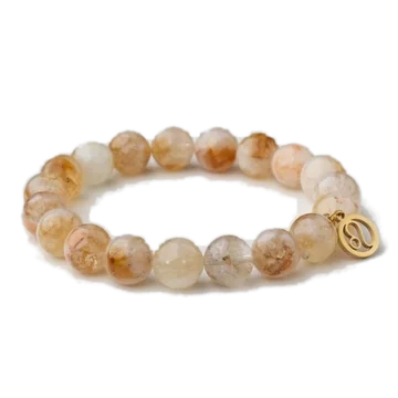 Женский браслет Лев · цитрин